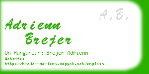 adrienn brejer business card